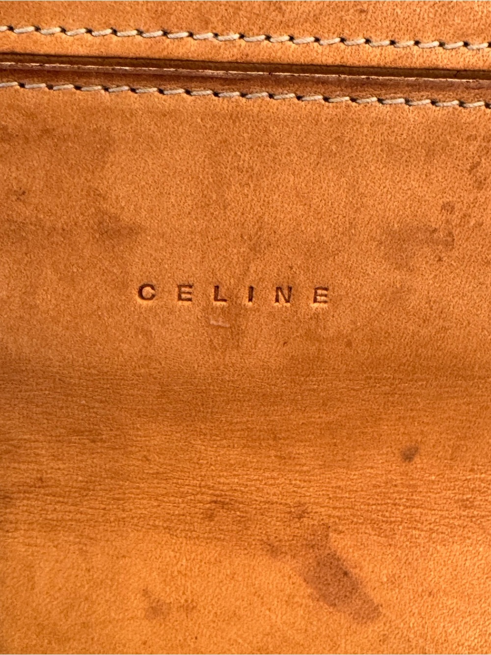 Authentic Vintage CELINE Macadam Long Wallet Beige Tan Triomphe Canvas - Picture 7 of 12